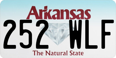 AR license plate 252WLF