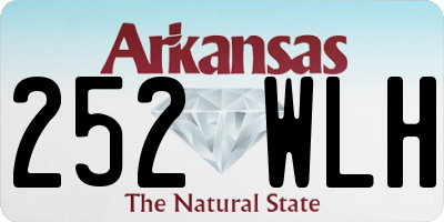 AR license plate 252WLH
