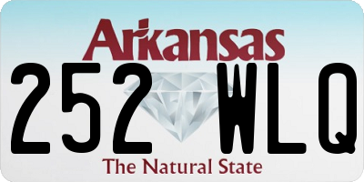 AR license plate 252WLQ