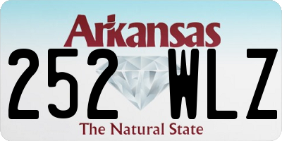 AR license plate 252WLZ