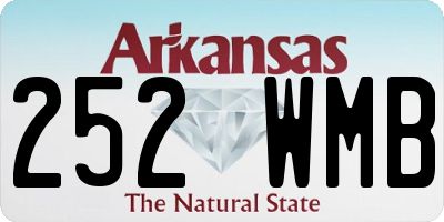 AR license plate 252WMB