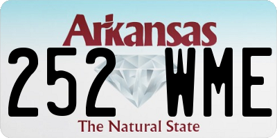 AR license plate 252WME
