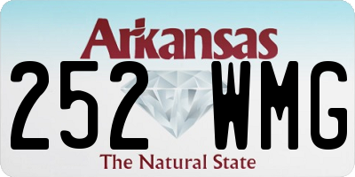 AR license plate 252WMG