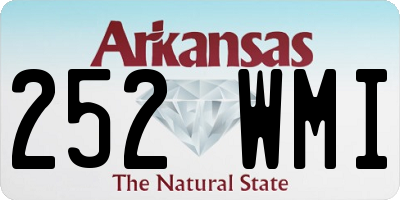AR license plate 252WMI