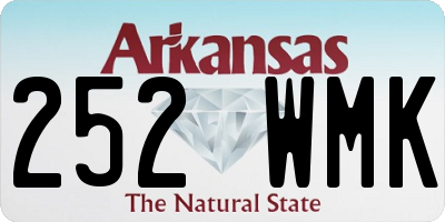 AR license plate 252WMK