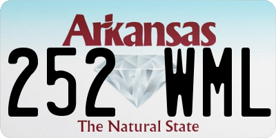 AR license plate 252WML