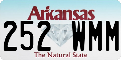 AR license plate 252WMM