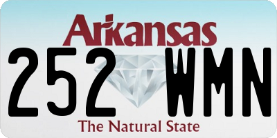 AR license plate 252WMN