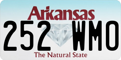 AR license plate 252WMO