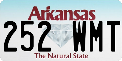 AR license plate 252WMT