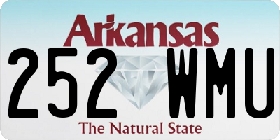 AR license plate 252WMU