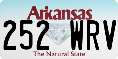 AR license plate 252WRV