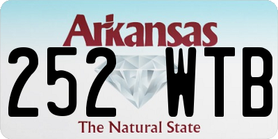 AR license plate 252WTB