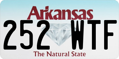 AR license plate 252WTF
