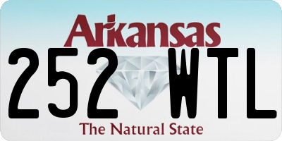 AR license plate 252WTL