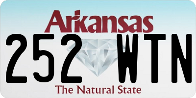 AR license plate 252WTN