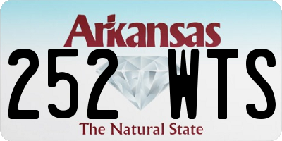 AR license plate 252WTS