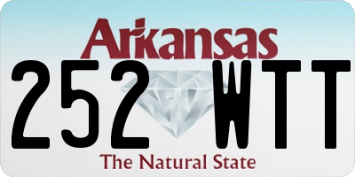 AR license plate 252WTT