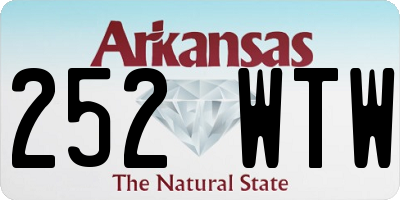 AR license plate 252WTW