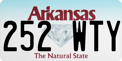 AR license plate 252WTY