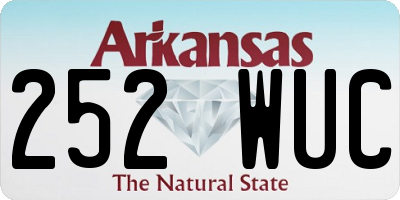 AR license plate 252WUC