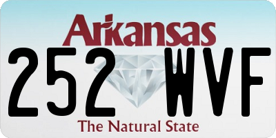 AR license plate 252WVF