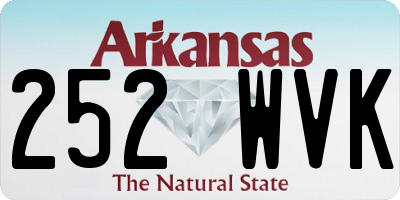 AR license plate 252WVK