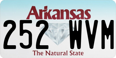 AR license plate 252WVM