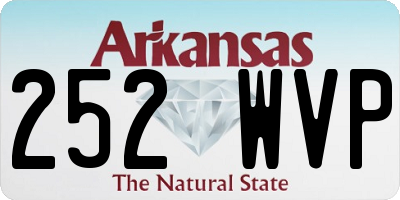 AR license plate 252WVP