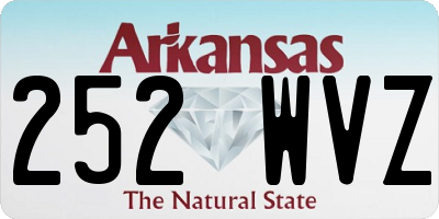 AR license plate 252WVZ