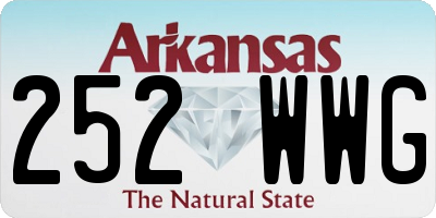 AR license plate 252WWG