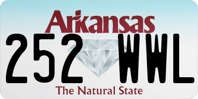 AR license plate 252WWL