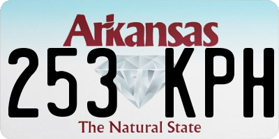 AR license plate 253KPH