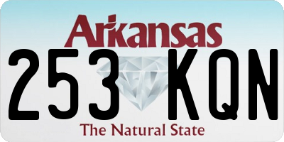 AR license plate 253KQN