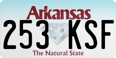 AR license plate 253KSF