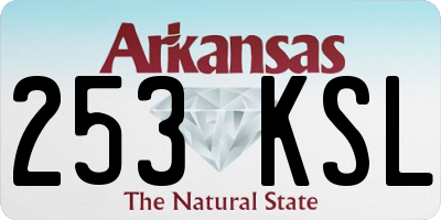 AR license plate 253KSL
