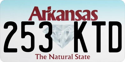 AR license plate 253KTD