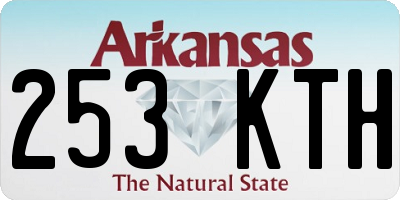 AR license plate 253KTH