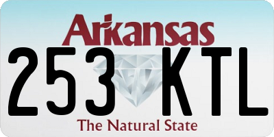 AR license plate 253KTL