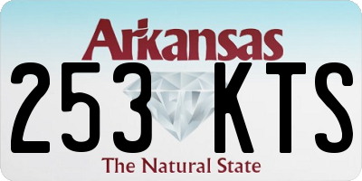 AR license plate 253KTS