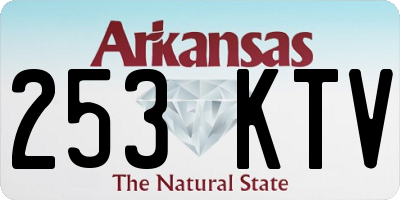 AR license plate 253KTV