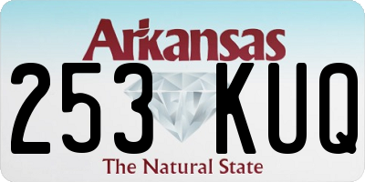 AR license plate 253KUQ