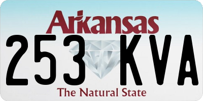 AR license plate 253KVA