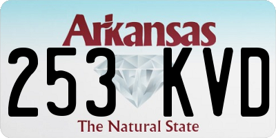 AR license plate 253KVD