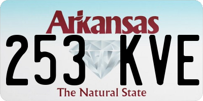 AR license plate 253KVE