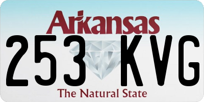 AR license plate 253KVG
