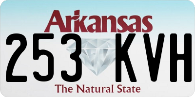 AR license plate 253KVH