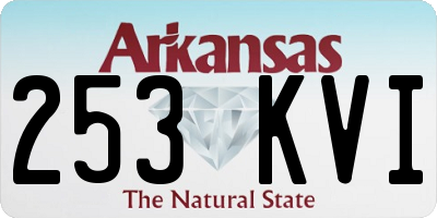 AR license plate 253KVI