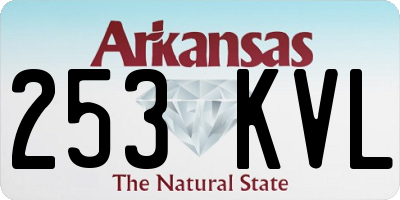 AR license plate 253KVL