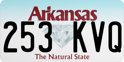 AR license plate 253KVQ